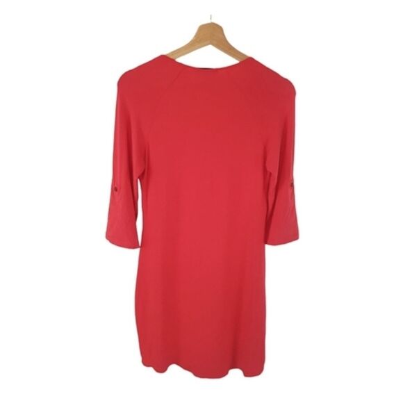 Tart Collection Womens Size S Modal Blend Popover Tunic Dress Red - Picture 7 of 7